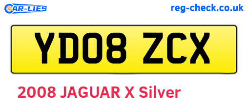 YD08ZCX are the vehicle registration plates.