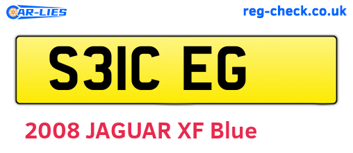 S31CEG are the vehicle registration plates.