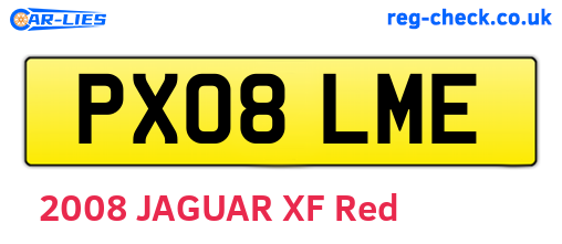 PX08LME are the vehicle registration plates.