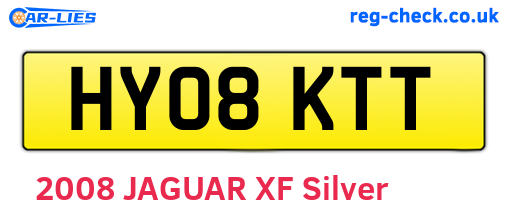 HY08KTT are the vehicle registration plates.