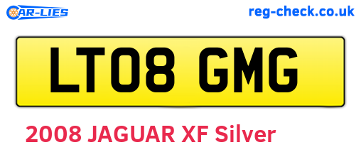 LT08GMG are the vehicle registration plates.