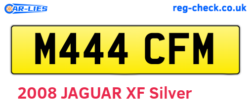 M444CFM are the vehicle registration plates.