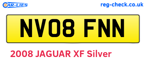 NV08FNN are the vehicle registration plates.