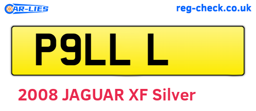 P9LLL are the vehicle registration plates.