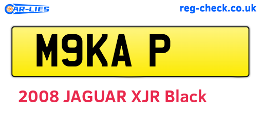 M9KAP are the vehicle registration plates.