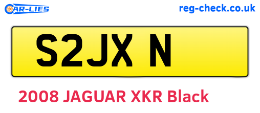 S2JXN are the vehicle registration plates.
