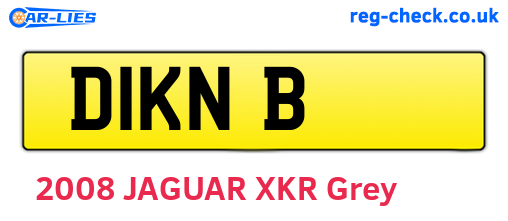 D1KNB are the vehicle registration plates.