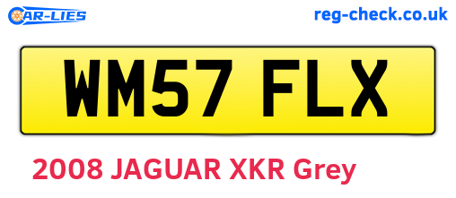 WM57FLX are the vehicle registration plates.