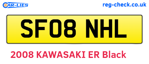 SF08NHL are the vehicle registration plates.