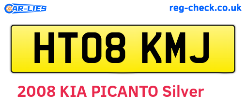 HT08KMJ are the vehicle registration plates.