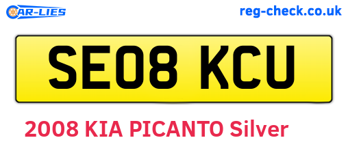 SE08KCU are the vehicle registration plates.