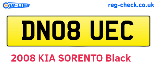 DN08UEC are the vehicle registration plates.
