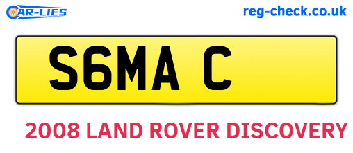 S6MAC are the vehicle registration plates.