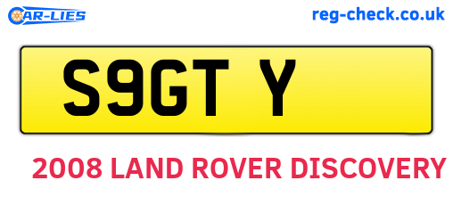 S9GTY are the vehicle registration plates.