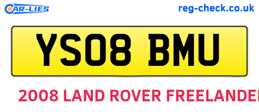 YS08BMU are the vehicle registration plates.