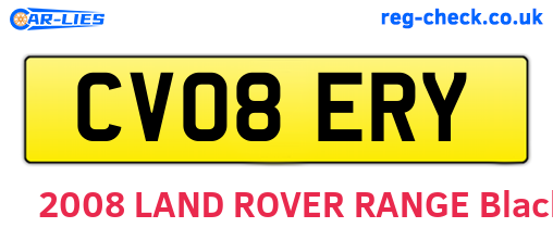 CV08ERY are the vehicle registration plates.