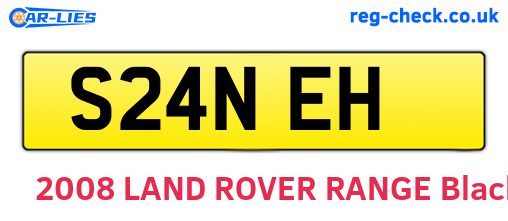 S24NEH are the vehicle registration plates.