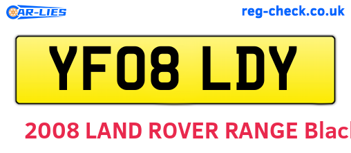 YF08LDY are the vehicle registration plates.