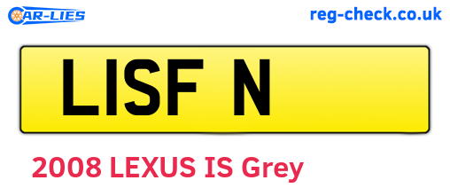 L1SFN are the vehicle registration plates.