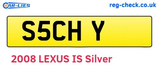 S5CHY are the vehicle registration plates.