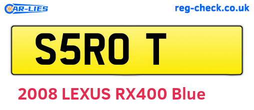 S5ROT are the vehicle registration plates.