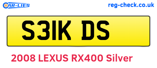 S31KDS are the vehicle registration plates.
