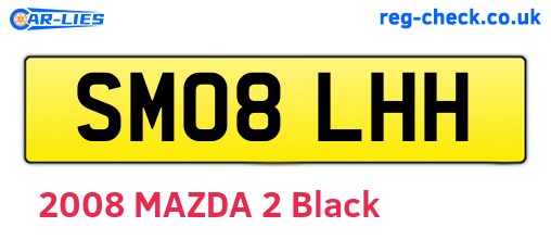 SM08LHH are the vehicle registration plates.