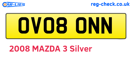 OV08ONN are the vehicle registration plates.