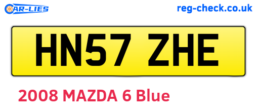 HN57ZHE are the vehicle registration plates.