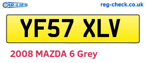 YF57XLV are the vehicle registration plates.