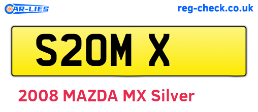 S2OMX are the vehicle registration plates.