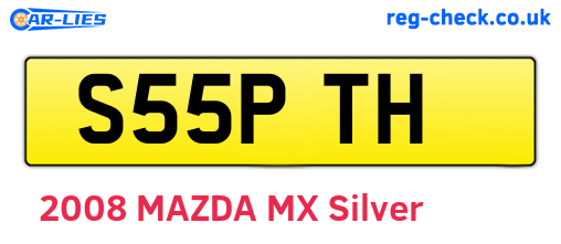 S55PTH are the vehicle registration plates.