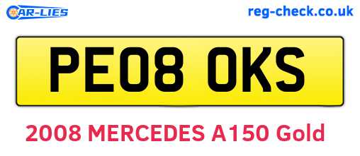PE08OKS are the vehicle registration plates.