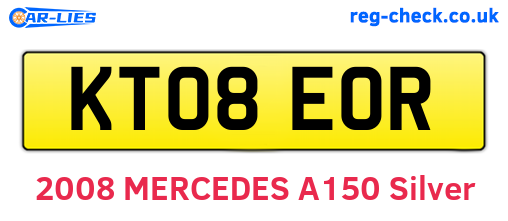 KT08EOR are the vehicle registration plates.