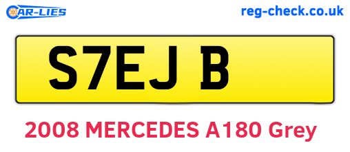 S7EJB are the vehicle registration plates.
