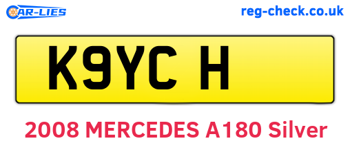 K9YCH are the vehicle registration plates.