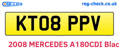 KT08PPV are the vehicle registration plates.