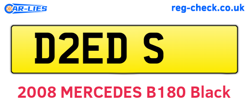 D2EDS are the vehicle registration plates.