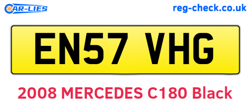 EN57VHG are the vehicle registration plates.