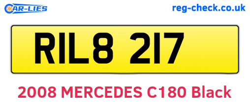 RIL8217 are the vehicle registration plates.