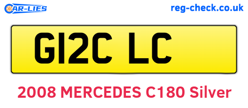 G12CLC are the vehicle registration plates.