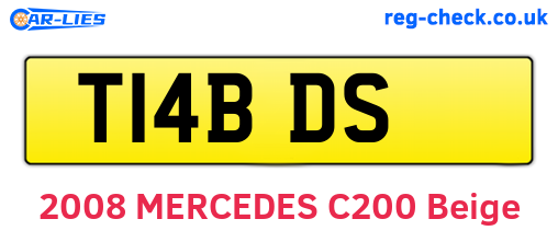 T14BDS are the vehicle registration plates.