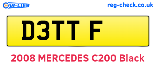 D3TTF are the vehicle registration plates.