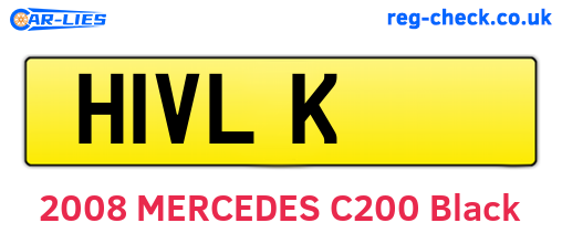 H1VLK are the vehicle registration plates.
