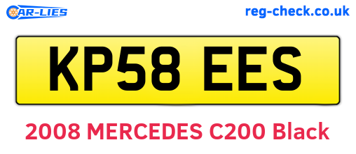 KP58EES are the vehicle registration plates.