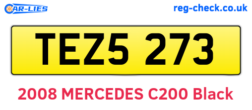 TEZ5273 are the vehicle registration plates.
