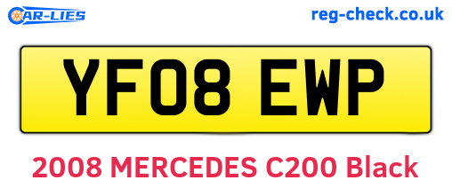 YF08EWP are the vehicle registration plates.