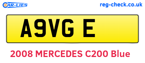 A9VGE are the vehicle registration plates.