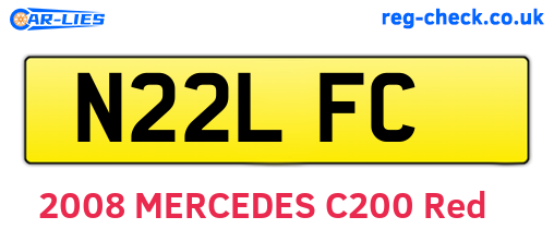 N22LFC are the vehicle registration plates.