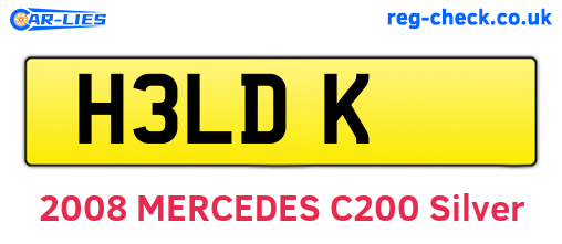 H3LDK are the vehicle registration plates.